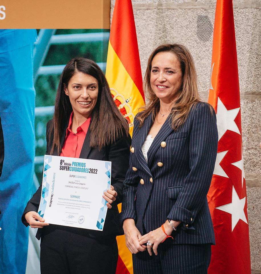 Sermade, galardonada en los Premios SUPERCUIDADORES